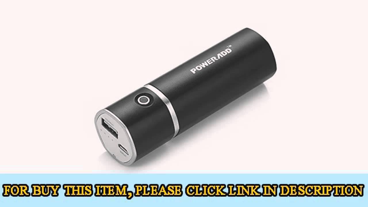 Poweradd Slim2 5000mAh Ultra Portable Charger External Battery Pack