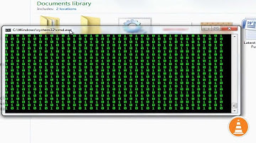 Notepad Trick : Make A Falling Text in CMD(Matrix Effect)