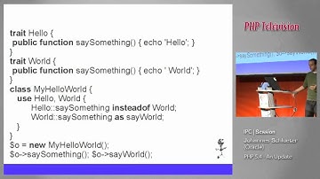 PHP 5.4 -- An Update - Johannes Schlüter | IPC11