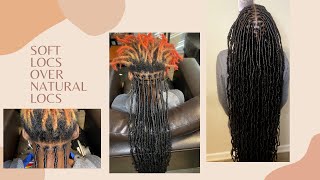 36” SOFT LOCS OVER NATURAL LOCS😍😍