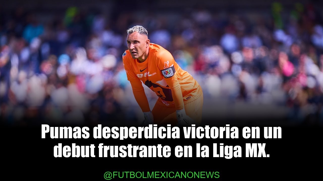 Pumas se deja empatar en el debut del Clausura 2026