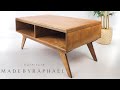 BUILDING A MID CENTURY MODERN COFFEE TABLE / Plywood furniture / Woodworking