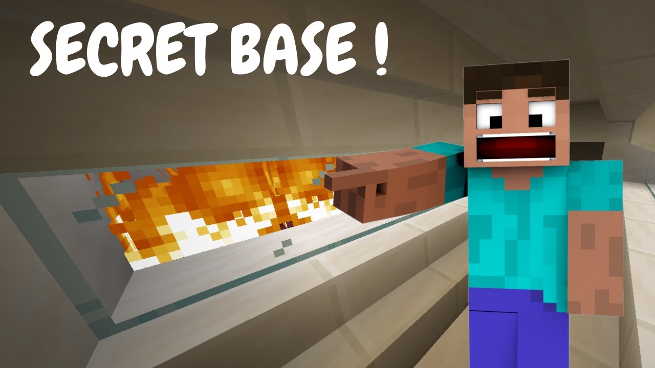 Minecraft: How To Build A Secret Base Tutorial (#1) - YouTube