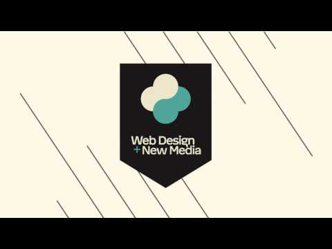 AAU School of Web New Media Logo animation