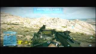 BF3 SupERmAn  SlidE down the MOUNTAIN GLITCH