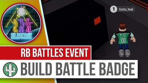 Build Battle Badge | RB Battles Event | Roblox