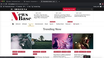 Setting Up Mega Menu style in News Base Free WordPress News Theme