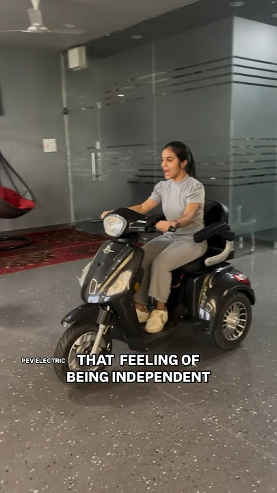 SAFEST SCOOTER EVER 🥺 #electricscooter #pevelectric