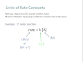 Intro to Rate Laws, Rate Constants, Reaction Order - Chemistry Tutorial