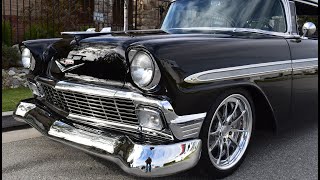 1956 Chevy Belair RestoMod LT4 Supercharged 6Spd Art Morrison Chassis