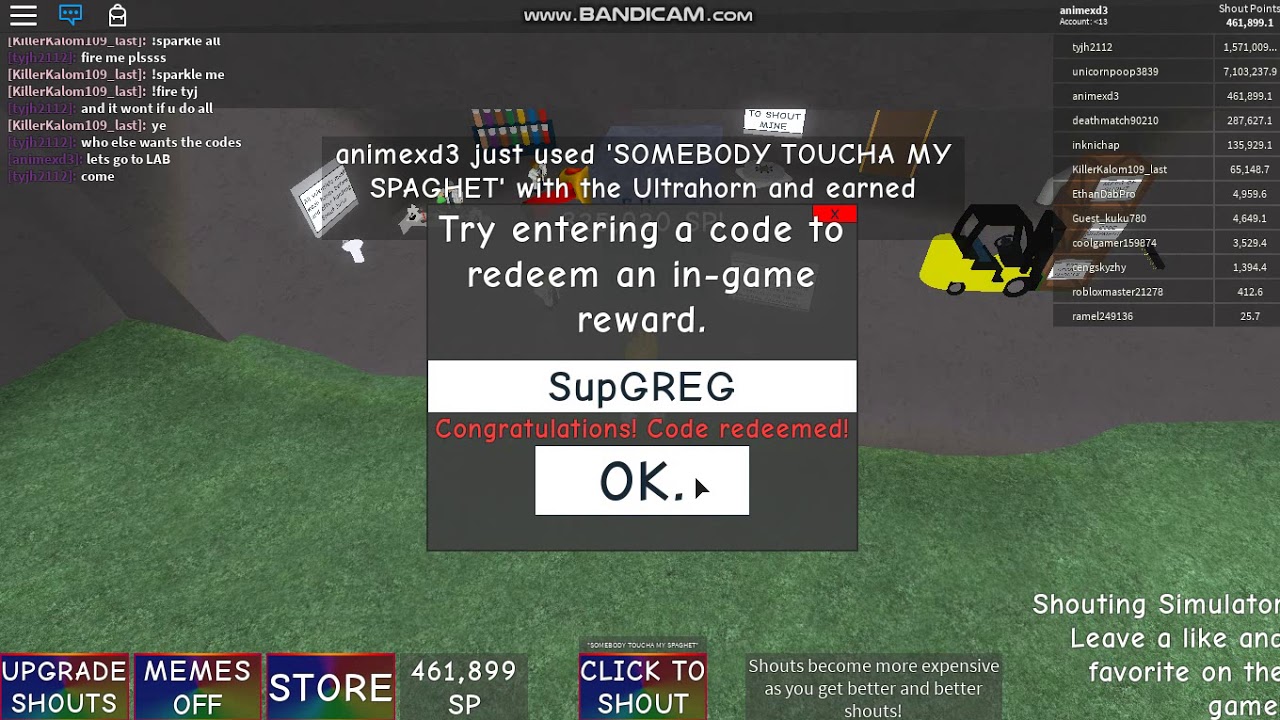 Shouting Simulator 2 Codes 07 2021 - roblox pet ranch simulator script v3rmillion