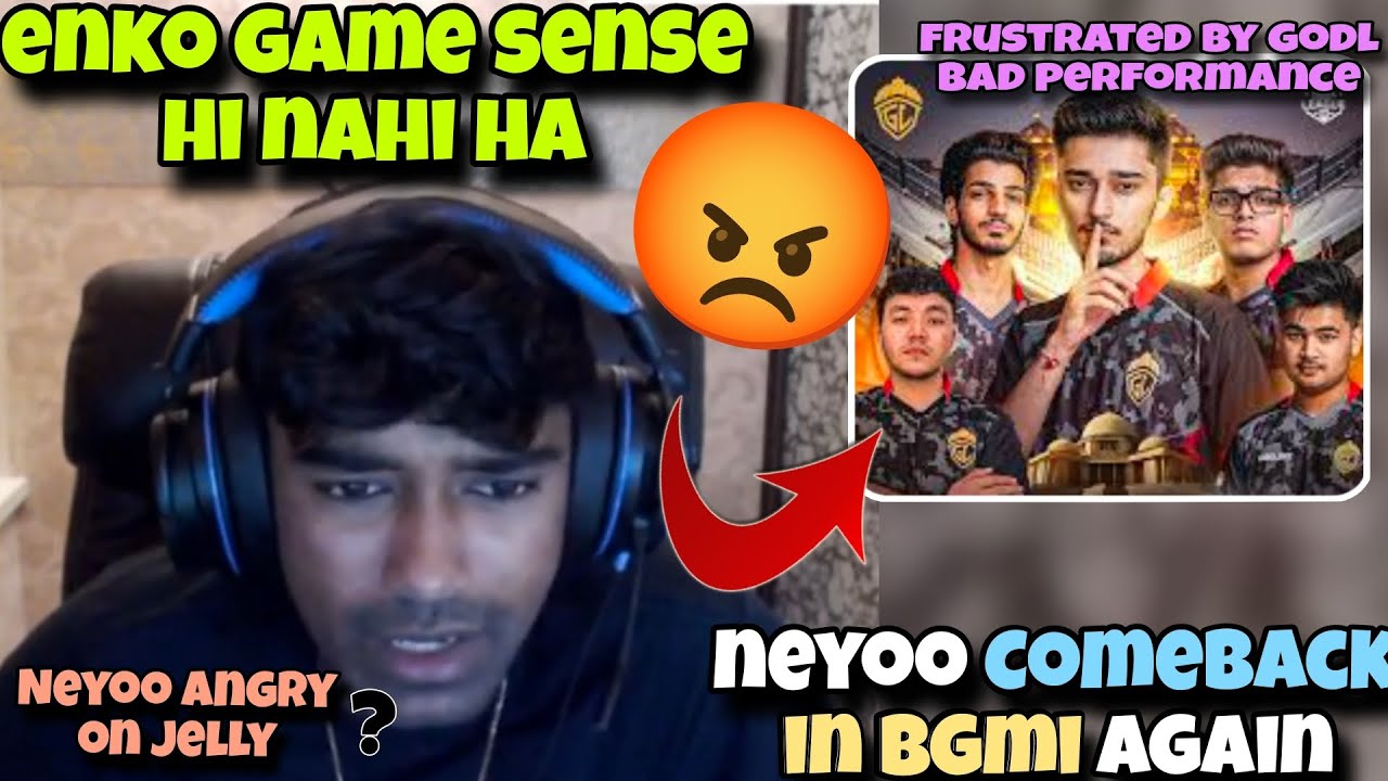 Neyoo angry | Godlike performance😡 Godl jelly | Neyoo Comeback in bgmi ...