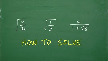 How do you take the Square Root of Fractions? Let’s see…