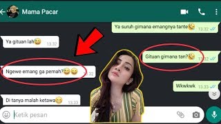 ISENG CHAT PACAR MALAH MERTUA YANG BALAS DAN NGAJAK WIK WIK !! AUTO NGATCENG !! Prank Chat Whatsapp