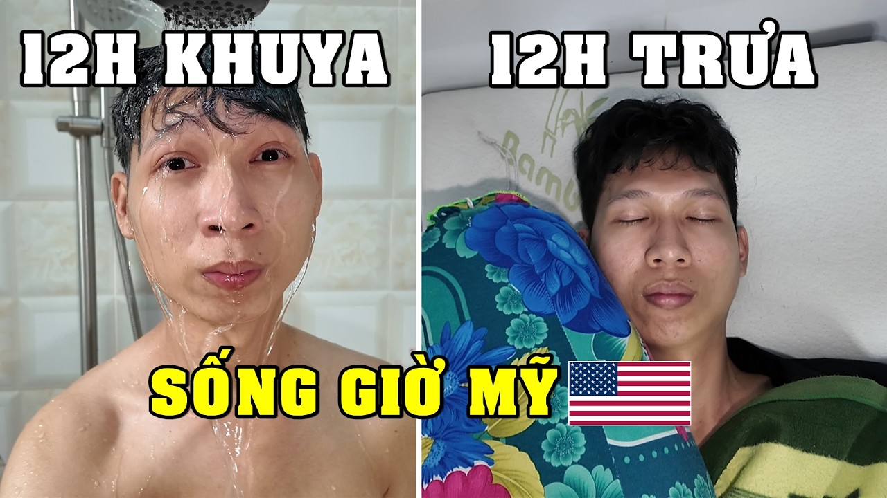 Thử Thách Sống Theo Giờ Mỹ 🇺🇸