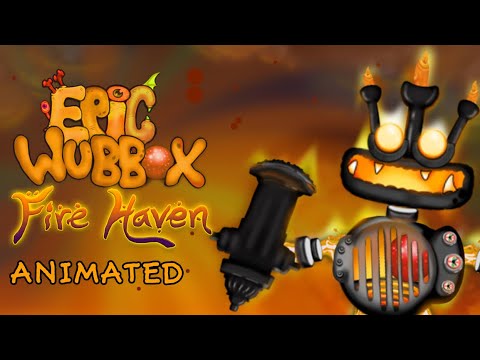 My fanmade Fire Haven Epic Wubbox that i made in ibisPaint X