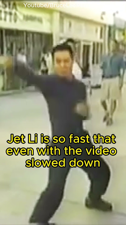Jet Li's INSANE Speed That Even the Camera Can't Catch!
