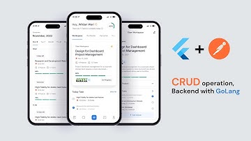 CRUD operation in FLUTTER app and GoLang