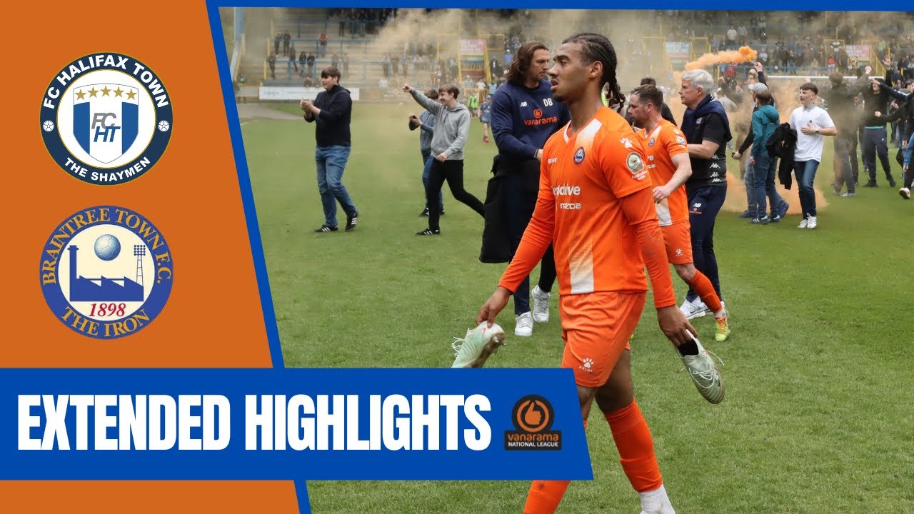 EXTENDED HIGHLIGHTS! - FC Halifax Town vs Braintree Town (26/4/25 ...