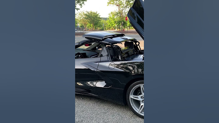 2023 C8 Corvette Hard Top Convertible and how it works!