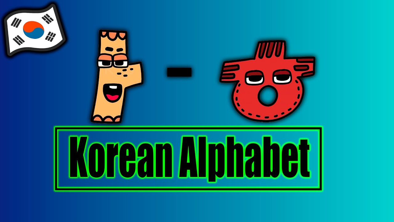 Korean Alphabet lore Song 