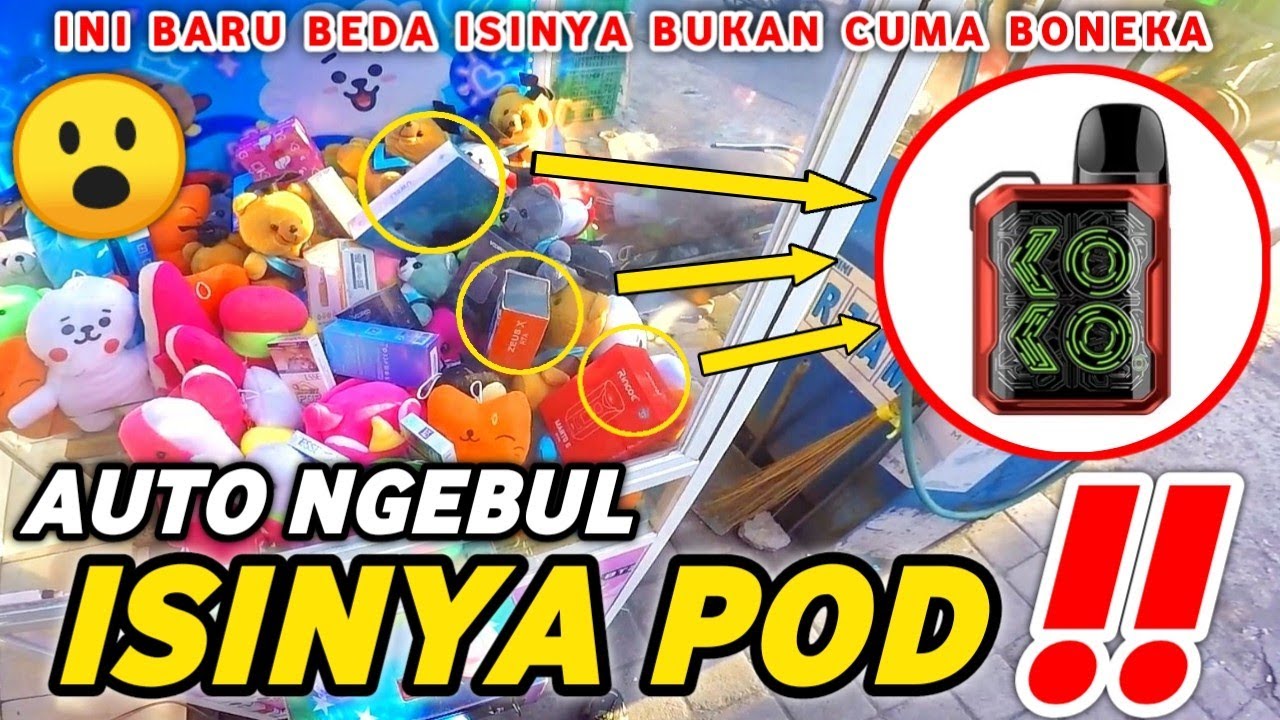 MESIN CAPIT BONEKA INI HADIAHNYA BEDA, Berat dan Mustahil Dapat ?