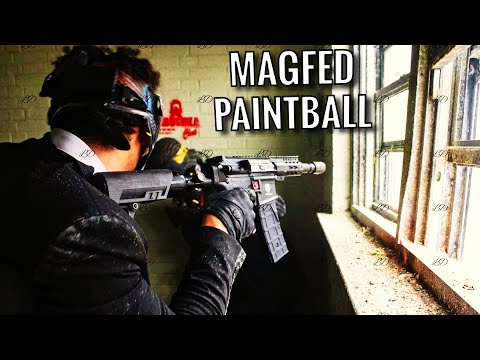 CRAZY PAINTBALL WAR!!    Magfed paintball