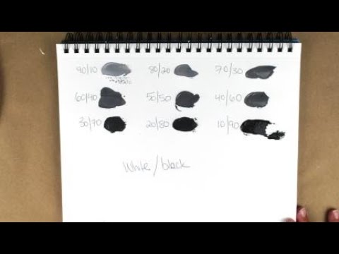 What Color Do Black and White Make When Mixed? - Color Meanings