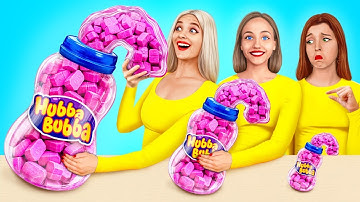 Big vs Medium vs Small Challenge | Giant vs Tiny Chocolate Food by X-Challenge