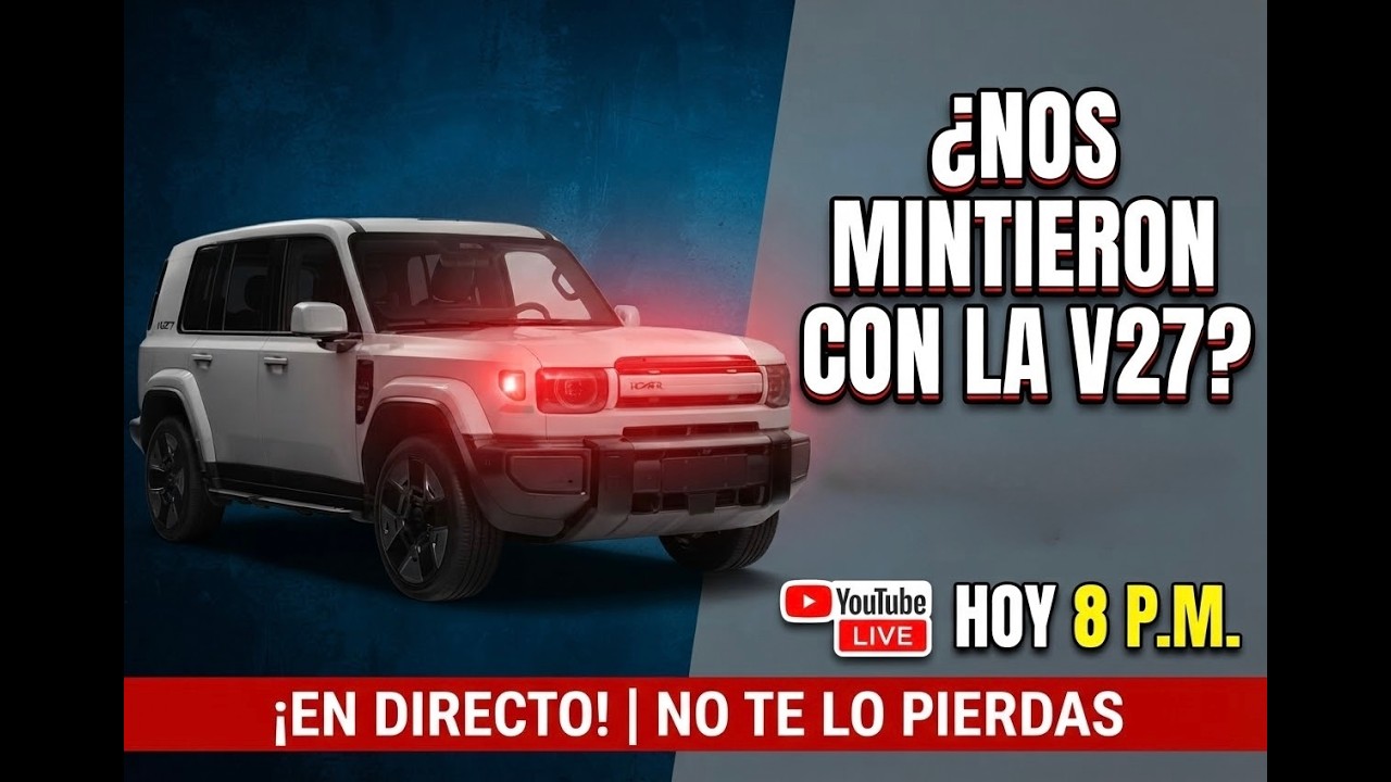 ¿NOS MINTIERON?😡 Toda la verdad sobre la nueva Chery iCar V27 🔴 Almanejo LIVE 🔴