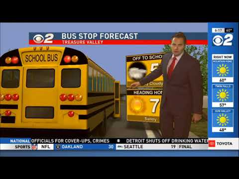 newspaper mockup Idaho PM Weather Aug 31