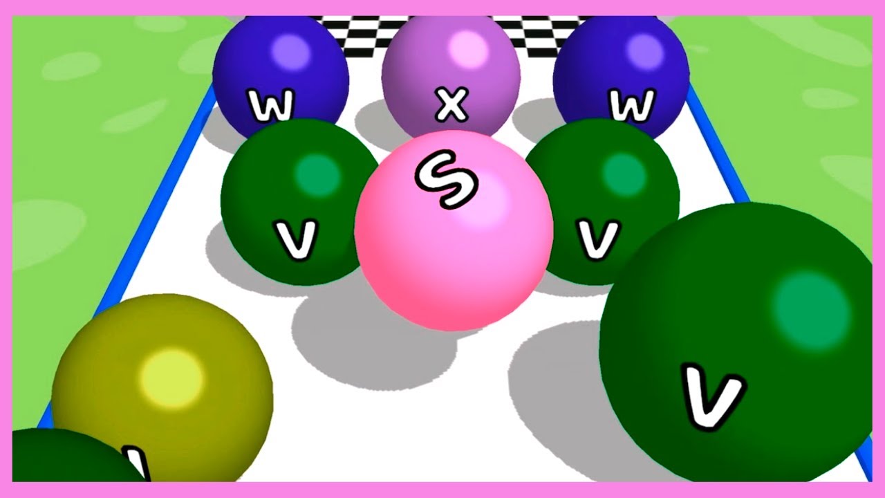 A Z Run 🔮⚽🌈 Gameplay Walkthrough Trailer New Game Android IOS All Levels Shorts Edition