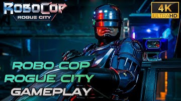 ROBO COP ROGUE CITY - New Unreal Engine 5 Gameplay  - [ 4K 60FPS ]