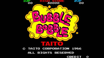Bubble Bobble Arcade Attract Mode Video @ Retro Gaming World