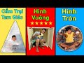 Bốc Thăm Cắm Trại Theo Hình Học | Thử Thách Cắm Trại Theo Hình Tam Giác Vuông Tròn