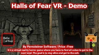 Hall of Fear VR - Demo - One of the best VR 3D horor adventure for Google Cardboard screenshot 4