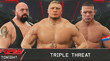 Wwe 2K17 PS3 - Brock Lesnar vs. John Cena vs. Big Show