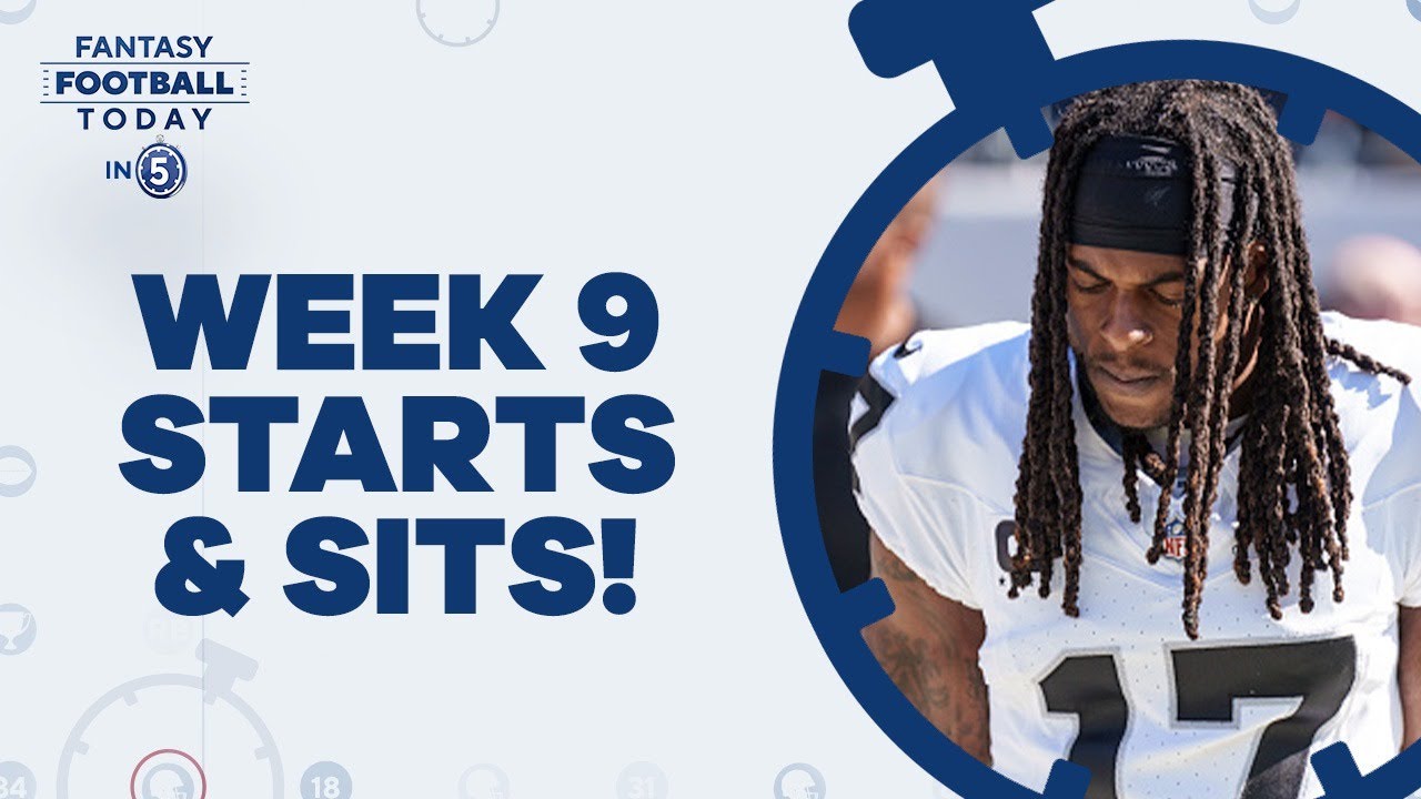 Early Week 9 Start 'Em, Sit 'Em Advice Top Matchups, Players to Bench
