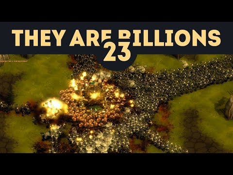 Видео: Орды из 5000 гарпий и 30.000 зомби - They Are Billions - Кампания Новой Империи / Эпизод 23