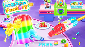 Rainbow Popsicles Maker-Ice Cream Games