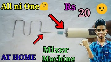 How to make mixer at Home 😀l how to make mixer summer experiment ak Experiment Abhishek