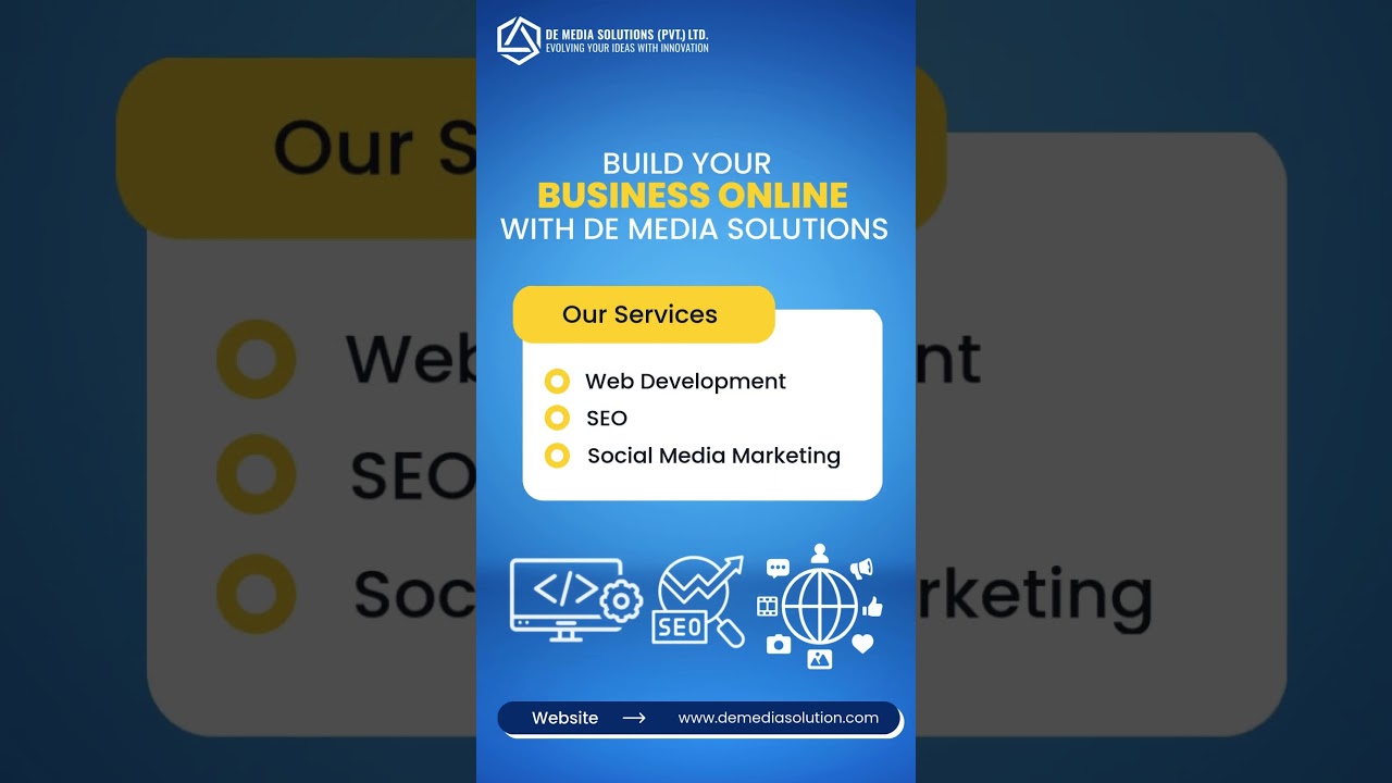 Build Your Online Presence with DE Media Solutions 🚀