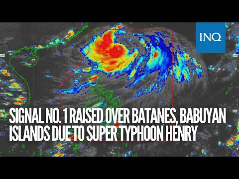 Pagasa raises Signal No. 1 over Batanes, Babuyan Islands due to Super Typhoon Henry