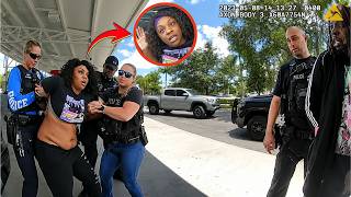 woman arrested for refusing id while parked - legal analysis (police bodycam)