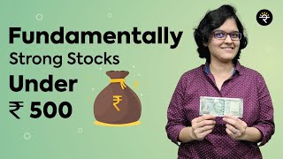 Top 2 Fundamentally Strong Stocks Under ₹500 | CA Rachana Ranade