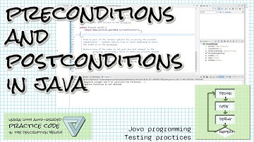 Writing preconditions and postconditions for defensive code and testing in Java