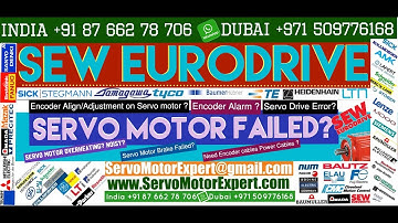 SEW Eurodrive Motor Encoder Tutorial, Encoder types, servo motor chatter, servo troubleshooting