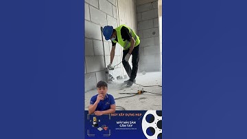 Đi rãnh tường điện nước #xaydung #diennuoc