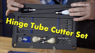 Hinge Tube Cutter Set by MusicMedic. Tools for Woodwind Repair