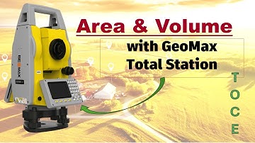 Finding AREA & VOLUME using Total Station
